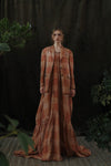 Mutedance 24 Spring/Summer Printed Long Skirt MD-MD24SS07-SAND PM135